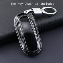Load image into Gallery viewer, SENYAZON Carbon Fibre Car Key Case Car Remote Shell Cover Fit For Tesla Model X
