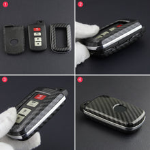 Load image into Gallery viewer, Car Key Case For Toyota Camry RAV4 Avalon Corolla Highlander LandCrusierLC200
