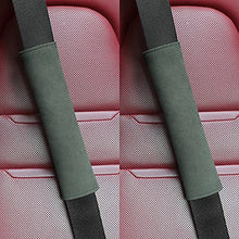 Load image into Gallery viewer, 2Pcs Suede Car Seat Belt Cover Pads Shoulder Seatbelt Pads for Adults and Children
