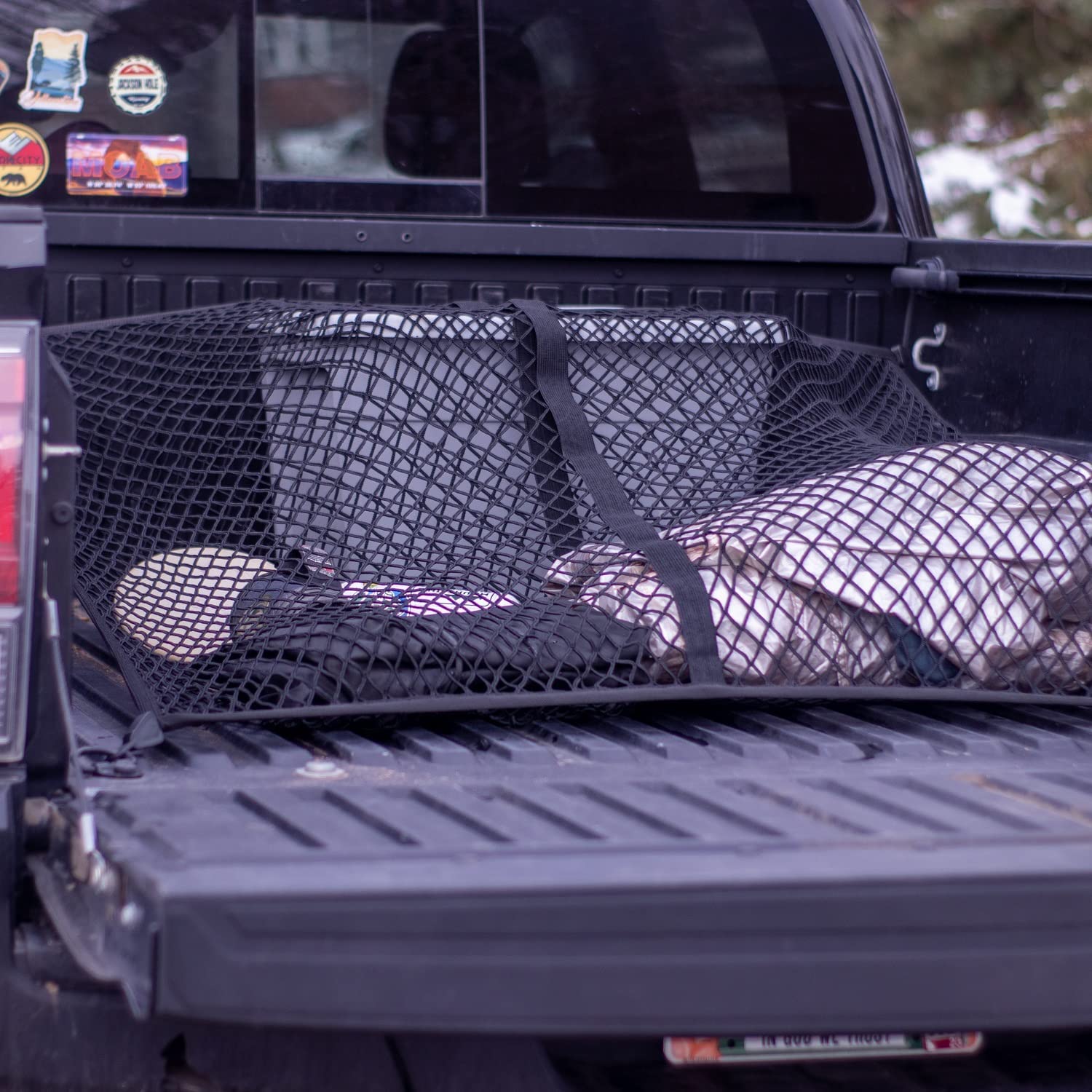 Cargo Net for Pickup Truck Bed,Truck Bed Net,4' x 4' Stretches - Want It All Cargo Net for Pickup Truck Bed,Truck Bed Net,4' x 4' Stretches - Want It All