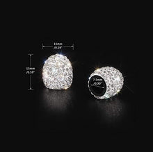 Load image into Gallery viewer, Valve Stem Caps, 4 Pack Handmade Crystal Tire Valve Caps for All Car Wheels
