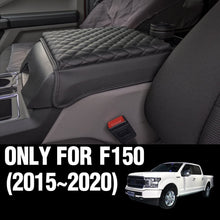 Load image into Gallery viewer, SENYAZON F-150 Center Console Cover Car Armrest Pad Cover Cushion Leather Protector for F150 2015-2020
