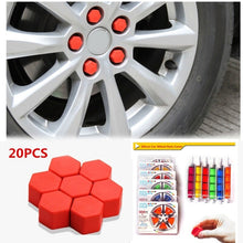 Load image into Gallery viewer, 19mm Silicon Car Wheel Nuts Cover Protective Bolt Caps Hub Screw Cover
