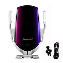 Load image into Gallery viewer, 10W Car Phone Fast Charging Mount Compatible with Huawei Samsung Smart Sensor
