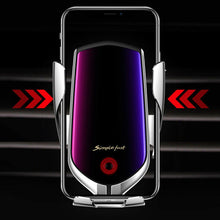 Load image into Gallery viewer, 10W Car Phone Fast Charging Mount Compatible with Huawei Samsung Smart Sensor
