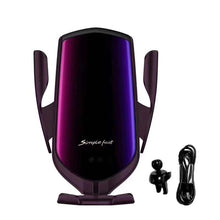 Load image into Gallery viewer, 10W Car Phone Fast Charging Mount Compatible with Huawei Samsung Smart Sensor

