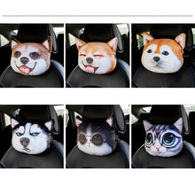 Load image into Gallery viewer, 3D Anime Car Accessories Car Decorations Interior Aesthetic Cat Or Dog Neck Pillow, Seat Belt Pad
