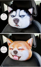 Load image into Gallery viewer, 3D Anime Car Accessories Car Decorations Interior Aesthetic Cat Or Dog Neck Pillow, Seat Belt Pad
