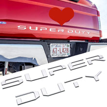 Load image into Gallery viewer, SENYAZON Letters Emblem for Super Duty 3D Tailgate Letters Emblem Sticker for Super Duty F250 F350 F450 2017-2019
