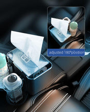 Load image into Gallery viewer, Multifunctional Car Armrest Storage Box Car Tissue Coffee Cup Beverage Holder Box for All Cars
